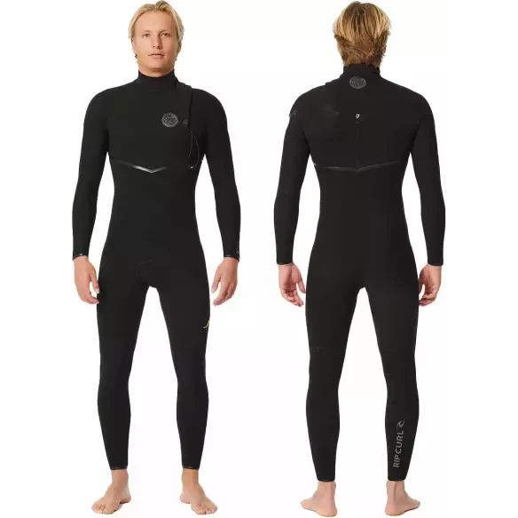 Neoprenanzug Rip Curl E-Bomb 3/2mm Zip Free Black