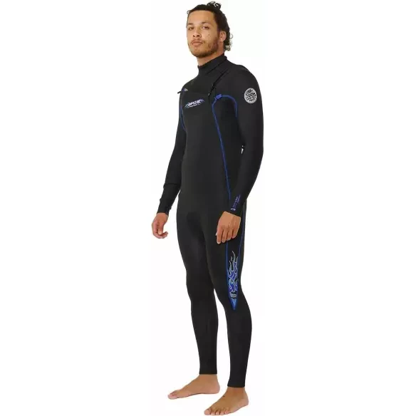 Muta  surf Rip Curl Dawn Patrol Perf 3/2mm Medina Flames