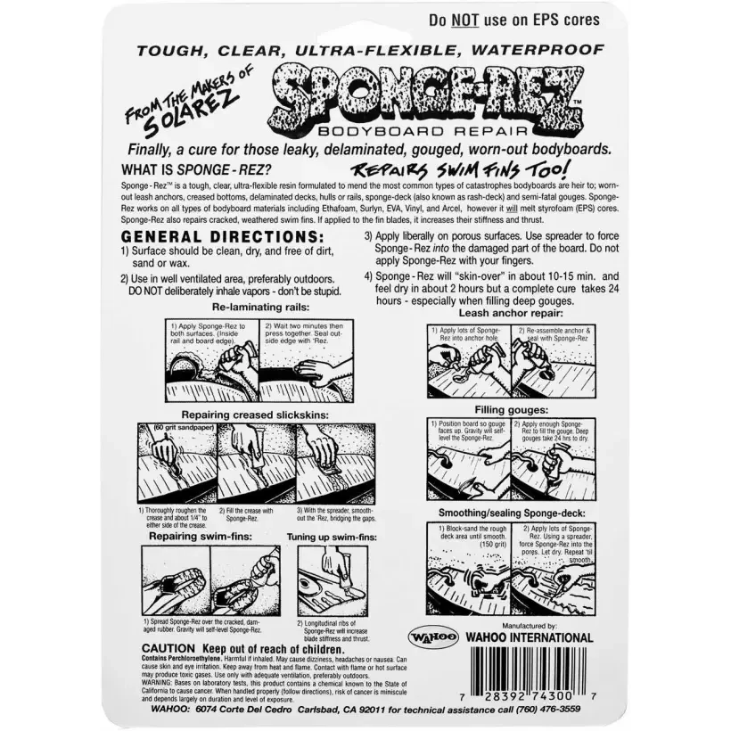 Solarez Spons Rez 2oz / 60ml - Groot buisje