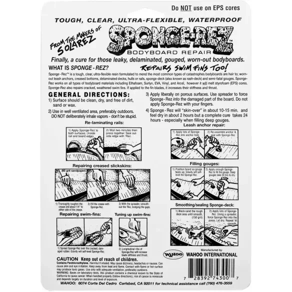 Solarez Sponge Rez 2oz / 60ml - Grand tube