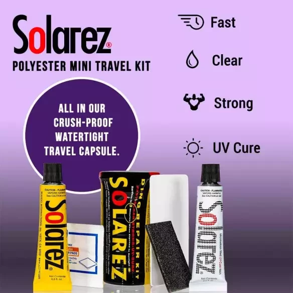 Solarez mini travel repair kit