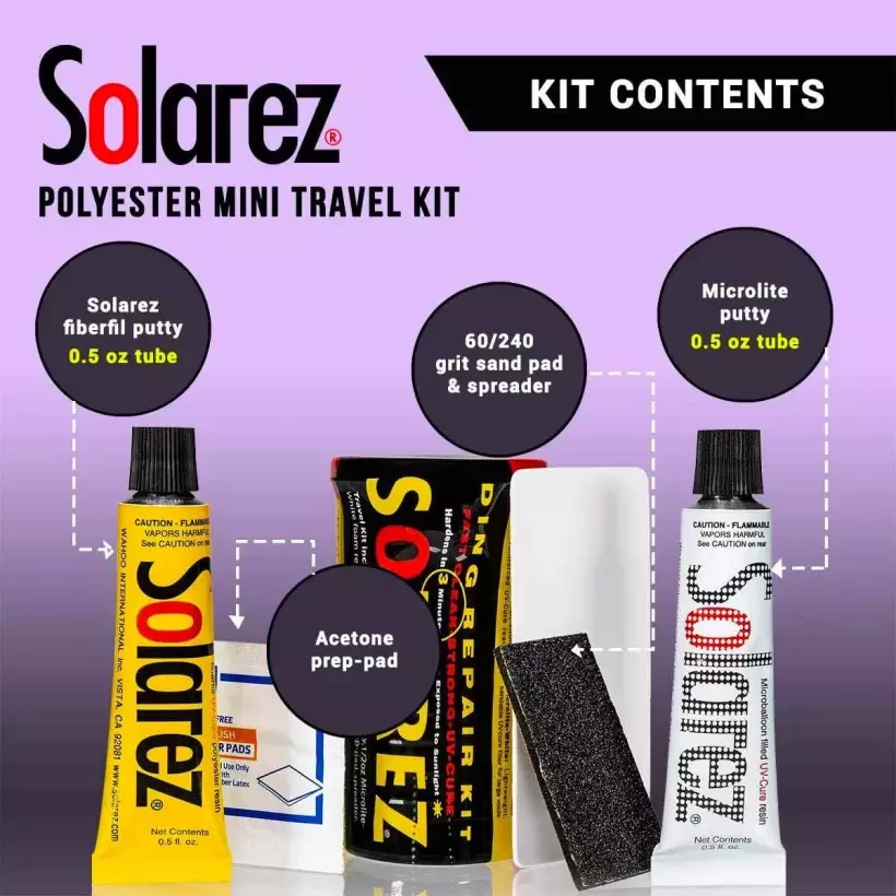 Kit de réparation Solarez mini travel