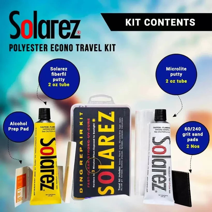 Kit de réparation Solarez Econo Travel kit Poliester