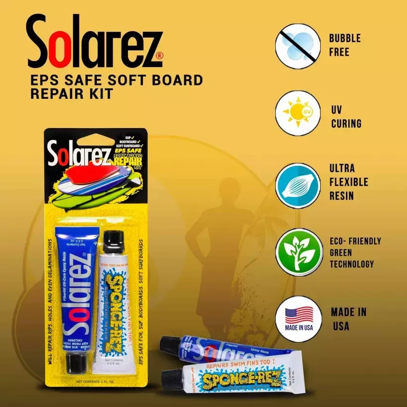Kit de réparation Solarez EPS Soft Surfboard
