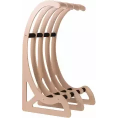 Verticaal surfplankenrek Surflogic Wooden Free standing surfboard rack