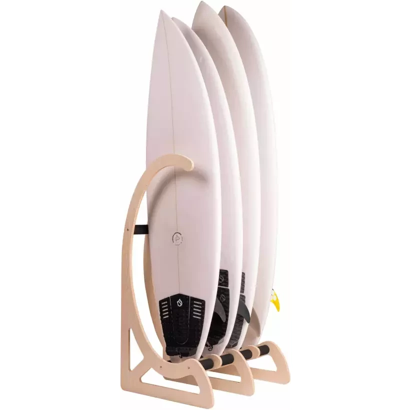 Vertical surfboard rack Surflogic Wooden Free standing surfboard rack