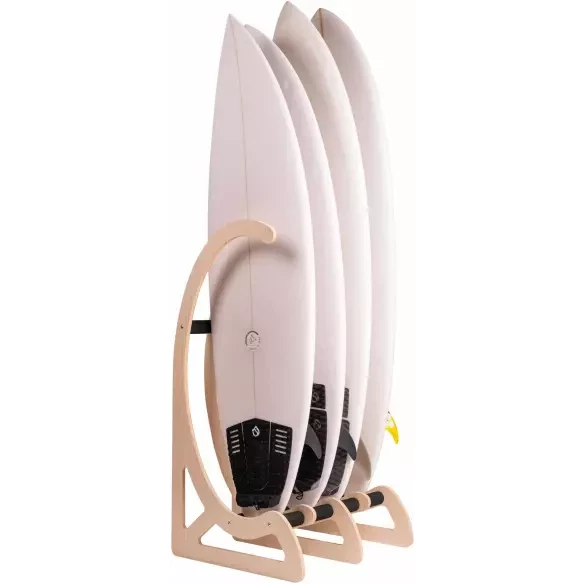 Vertical surfboard rack Surflogic Wooden Free standing surfboard rack