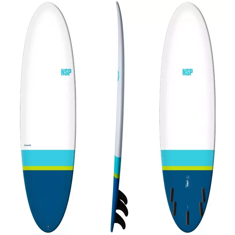 Planche de surf NSP funboard Elements Tail Dip Navy
