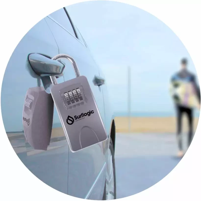 Candado Surf Logic Maxi Key Lock Silver