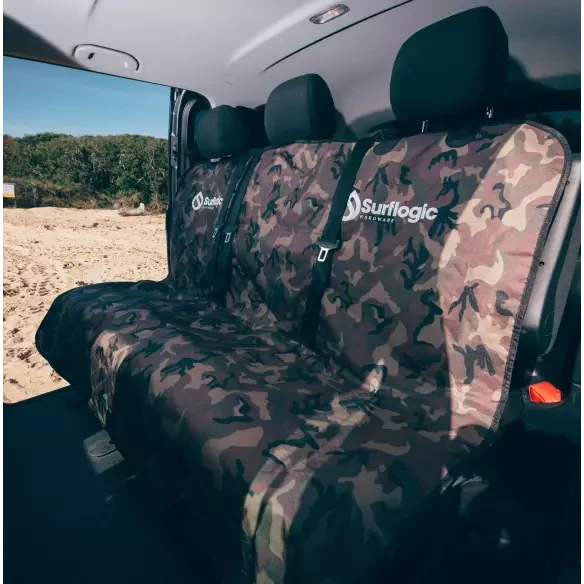 Capa de assento para carro Surflogic Universal triplo Camo