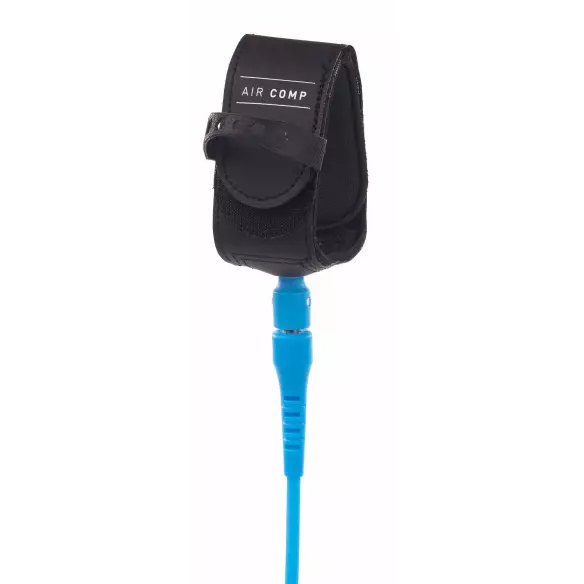SurfLogic AirComp Leash Cyan