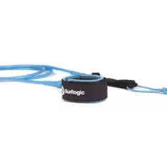 SurfLogic Longboard Knee Leash Cyan 2