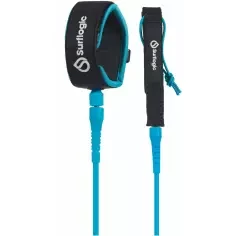 Leash da surf SurfLogic Longboard Ankle Cyan