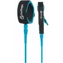 Leash da surf SurfLogic Longboard Ankle Cyan