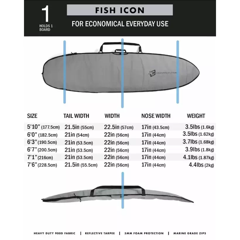 Creatures Fish Icon Lite Silver Black
