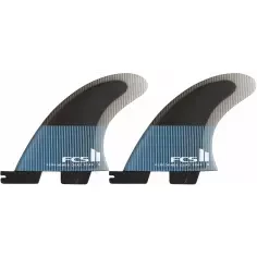 FCSII Performer Quad Rear PC Fins Tranquil Blue