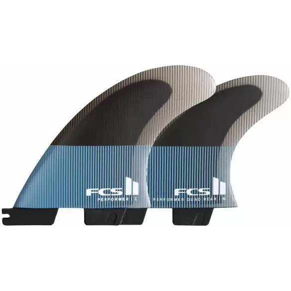 Quilhas surf FCSII Performer PC Quad Tranquil Blue