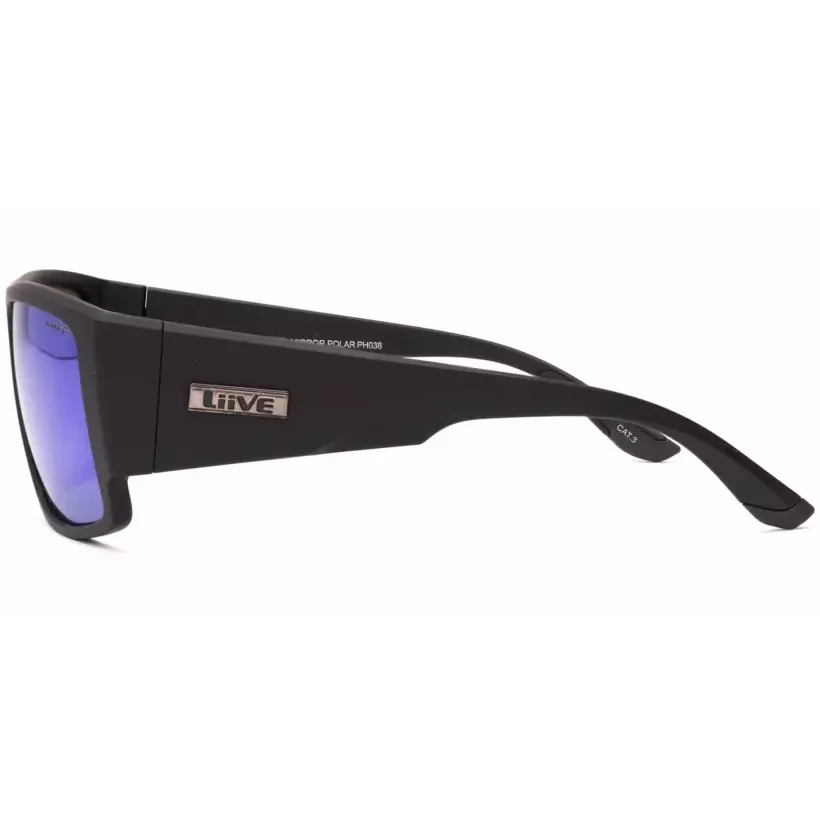 Sunglasses Liive Machette Mirror Polar Matt Black