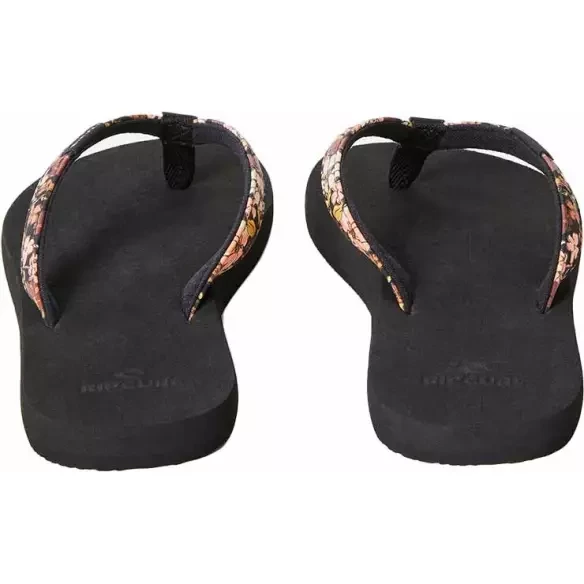 Tongs Rip Curl FREEDOM BLOOM OPEN TOE Black Brown