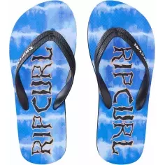 Rip Curl Island Bloom Blue Boy flip flops