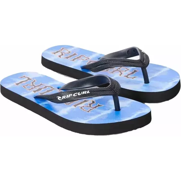 Rip Curl Island Bloom Blue Boy flip flops