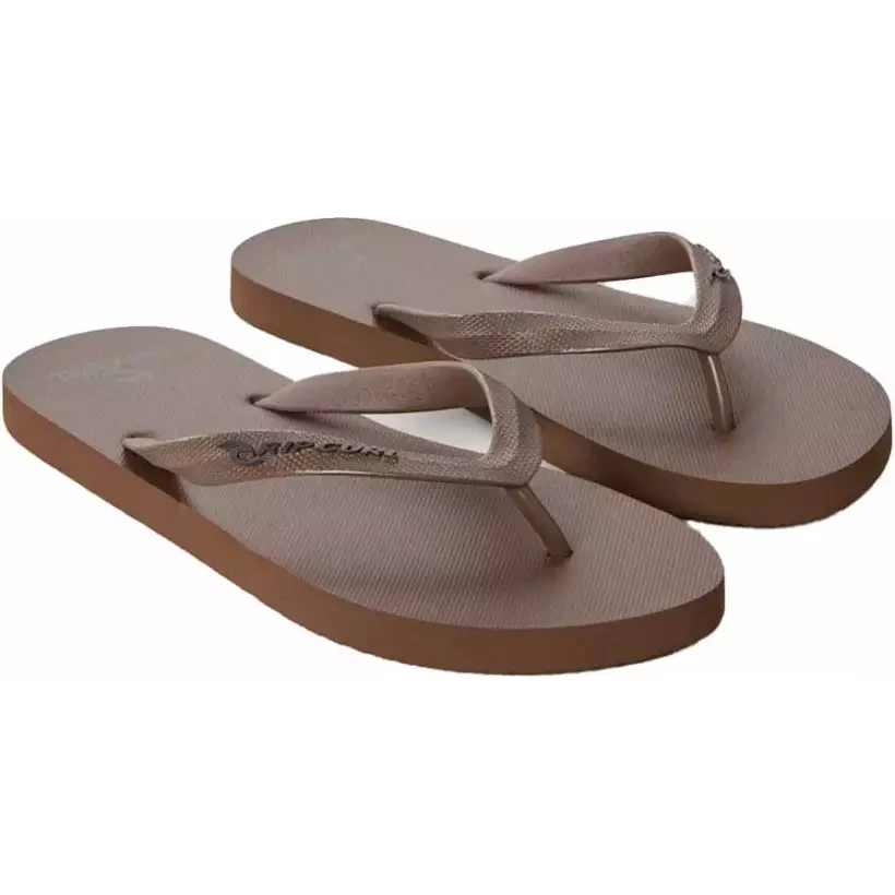 Tongs Rip Curl BRAND LOGO BLOOM DUSTED CHOCOLATE