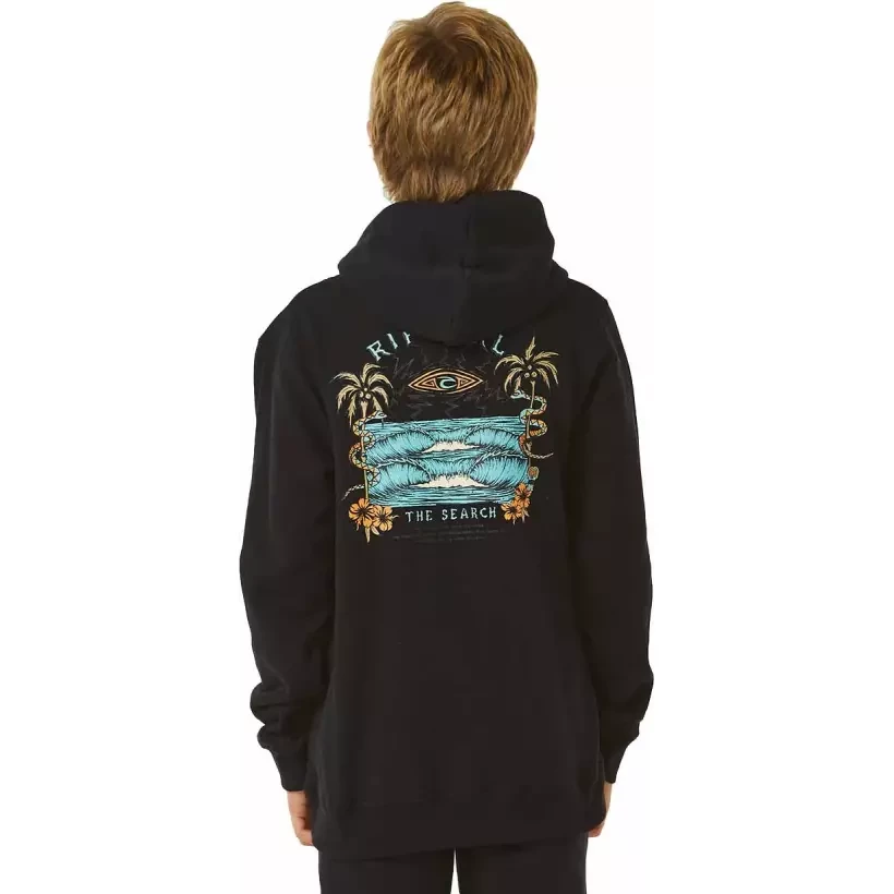 Sudadera Rip Curl LOST ISLANDS ART HOOD Black