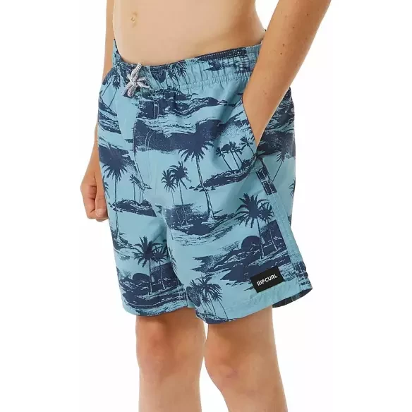 Maiô Rip Curl DREAMERS VOLLEY ­BOY DUSTY BLUE