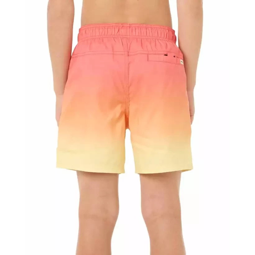 Rip Curl boardshort FADE VOLLEY BOY HOT CORAL