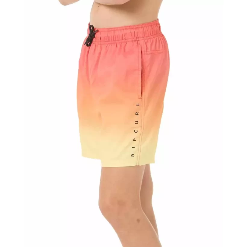 Badehose Rip Curl FADE VOLLEY BOY HOT CORAL