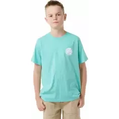 Camisa Rip Curl WETSUIT ICON TEE ­KIDS Acqua