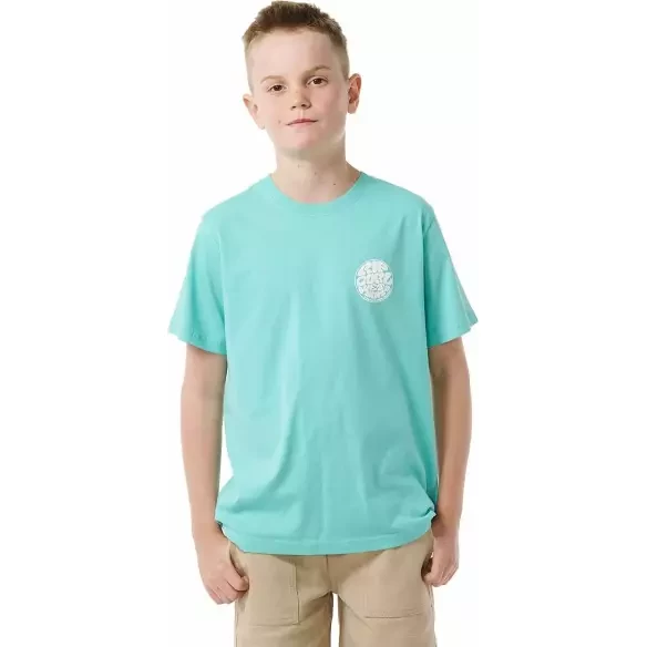Camisa Rip Curl WETSUIT ICON TEE ­KIDS Acqua