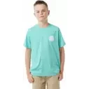 Camisa Rip Curl WETSUIT ICON TEE ­KIDS Acqua