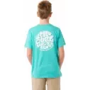 Camiseta Rip Curl WETSUIT ICON TEE ­KIDS Acqua