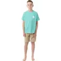 T-Shirt Rip Curl WETSUIT ICON TEE ­KIDS Acqua