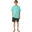 T-Shirt Rip Curl LOST ISLANDS ART TEE ­BOYS Acqua