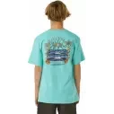 Camiseta Rip Curl LOST ISLANDS ART TEE ­BOYS Acqua