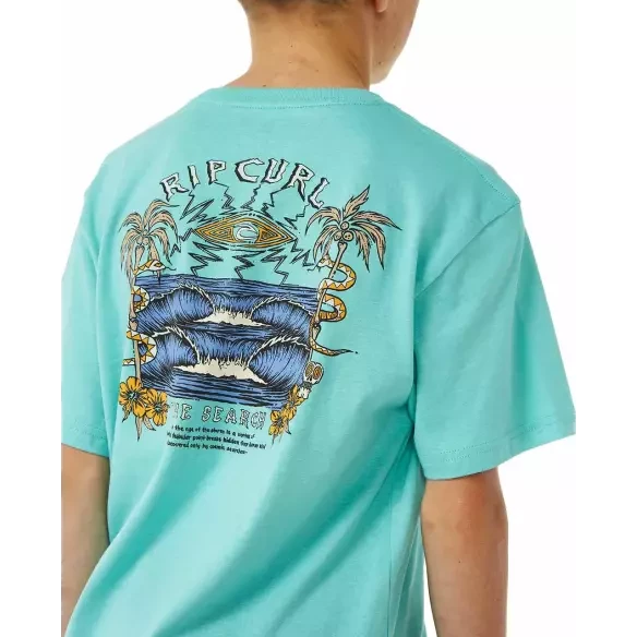 Camisa Rip Curl LOST ISLANDS ART TEE ­BOYS Acqua