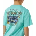Camisa Rip Curl LOST ISLANDS ART TEE ­BOYS Acqua