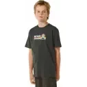 T-Shirt Rip Curl SURF REVIVAL MUMMA TEE­ BOY WASHED BLACK