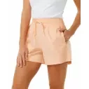 Rip Curl short POPLIN CRUSHIN WALK SHORT BRIGHT PEACH