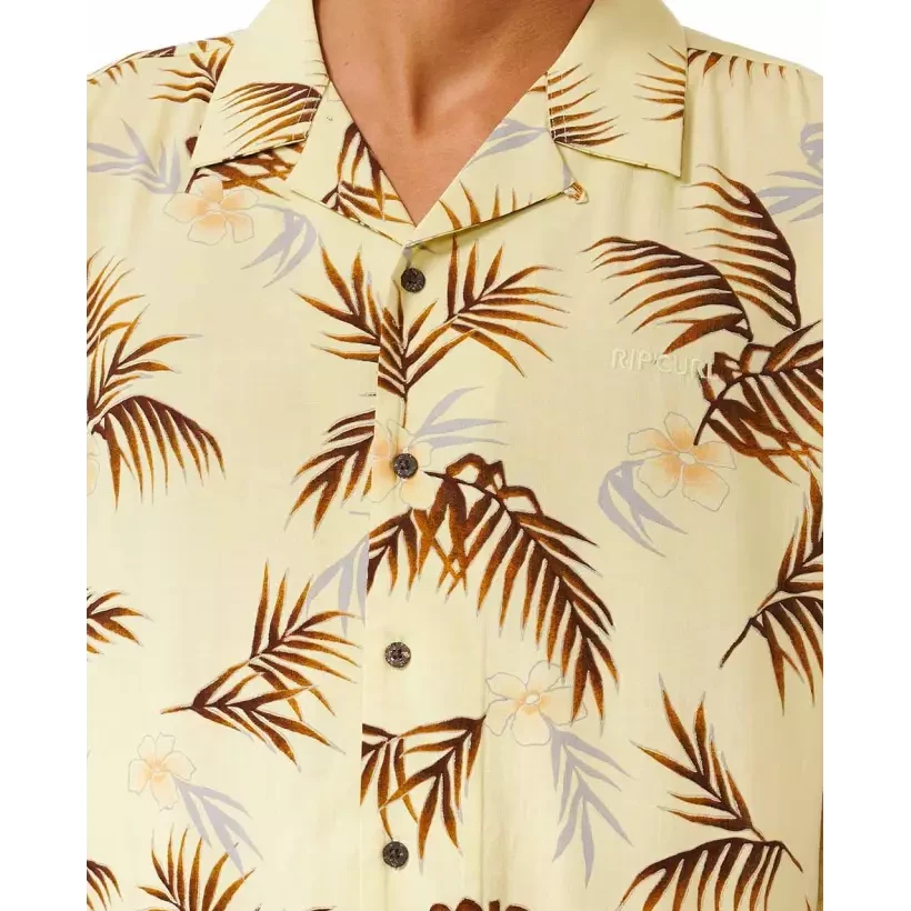 Shirt Rip Curl SURF REVIVAL FLORAL VINTAGE YELLOW