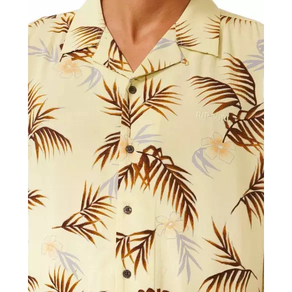 Shirt Rip Curl SURF REVIVAL FLORAL VINTAGE YELLOW
