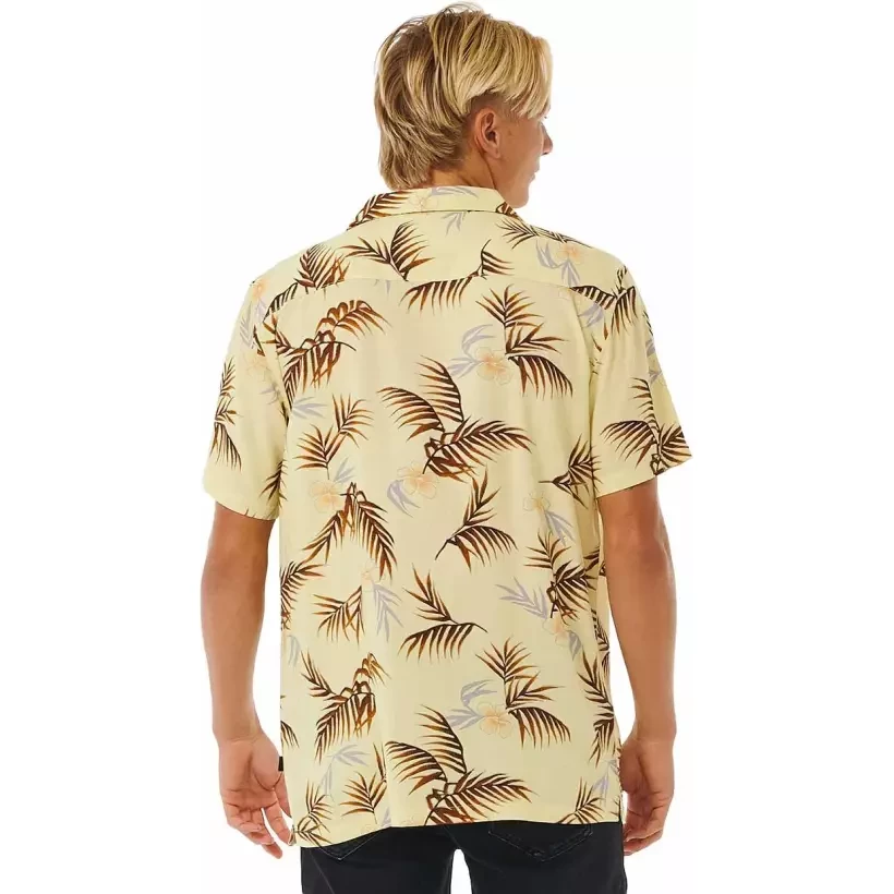 Camisa Rip Curl SURF REVIVAL FLORAL VINTAGE YELLOW