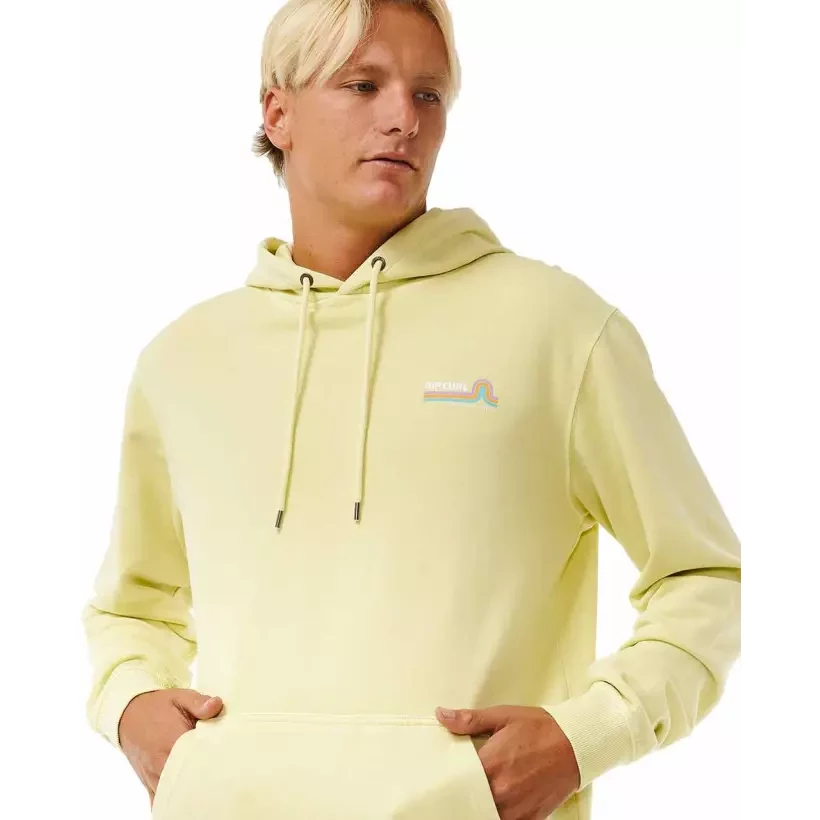 Sweatshirt Rip Curl SURF REVIVAL VINTAGE YELLOW