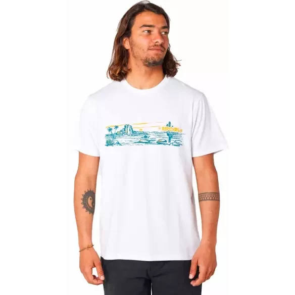 Rip Curl T-Shirt PARADISE LAND TEE White