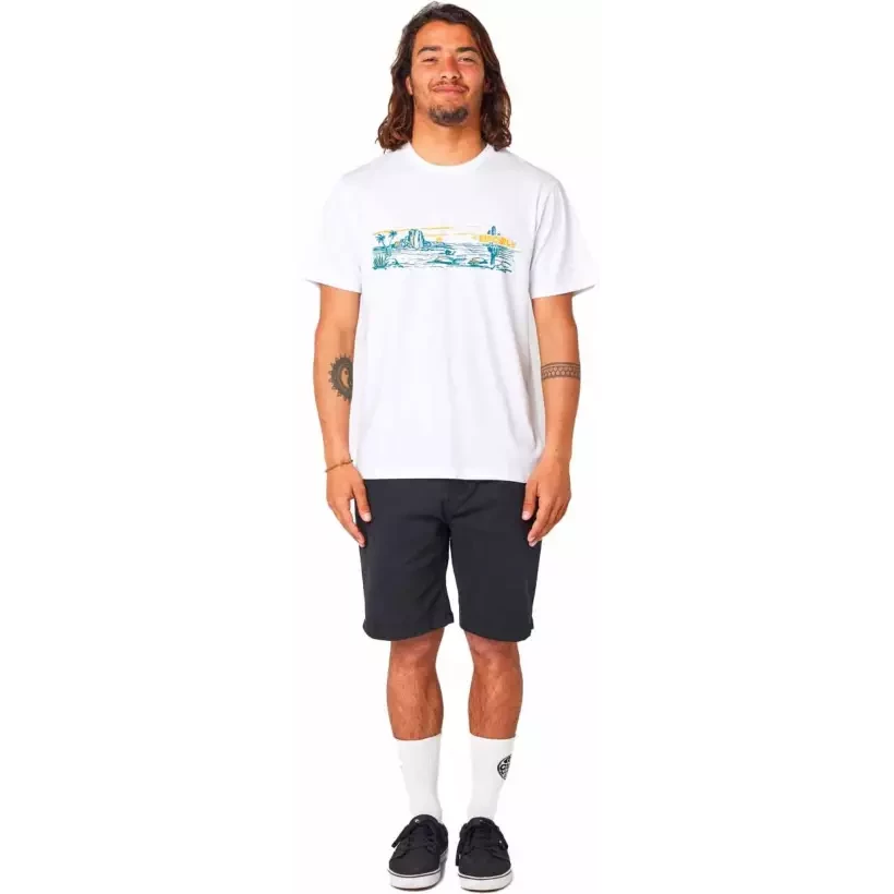 Camisa Rip Curl PARADISE LAND TEE White