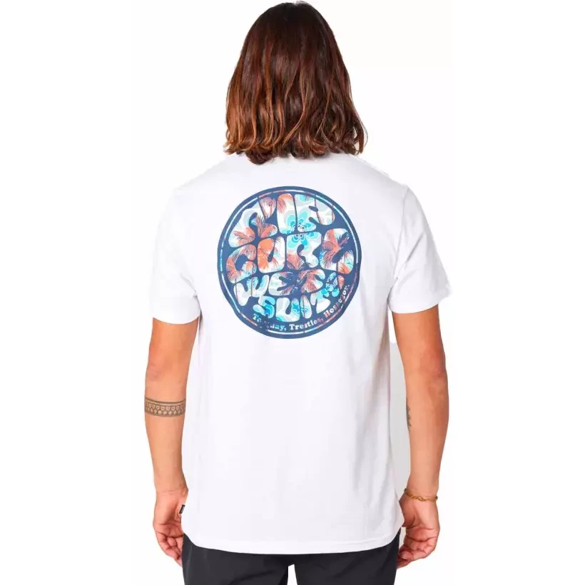 Camiseta Rip Curl PASSAGE TEE White