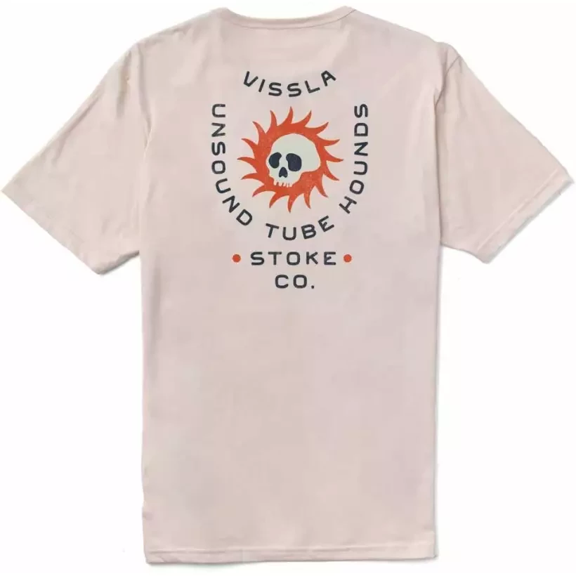 Camisa Vissla Tube Hounds Organic Bone