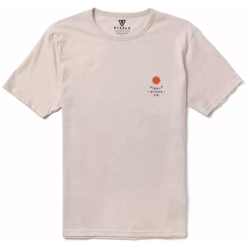 Camisa Vissla Tube Hounds Organic Bone